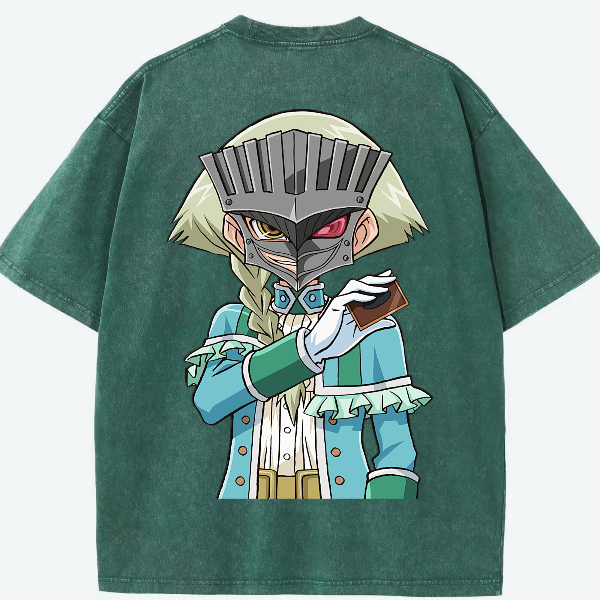 （画像用） 遊☆戯☆王 Yu-Gi-Oh! 綿100% ヴィンテージ風 半袖Tシャツ（背面プリント）